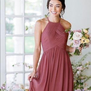 Revelry Dress in Rosewood